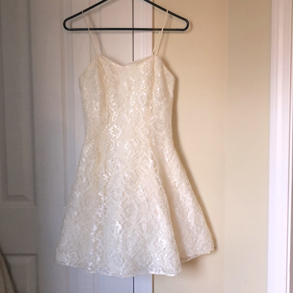 White homecoming/formal dress